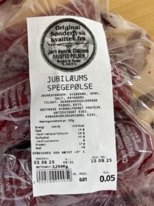 Jubilæumsspegepølse 450 gr. – Ravsted Slagteri