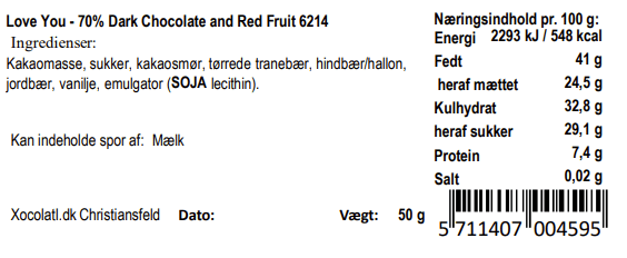 Love you – Xocolatl