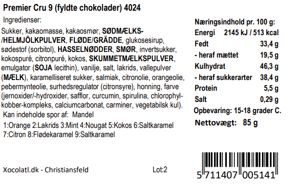 Premier Cru 9 – Xocolatl