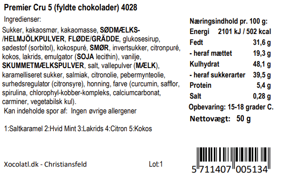 Premier Cru 5 – Xocolatl