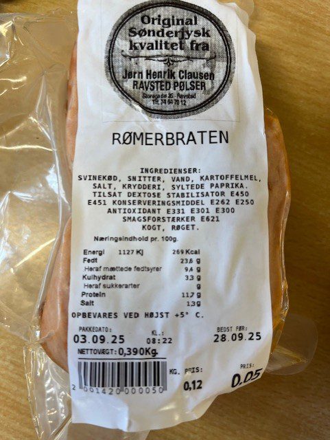 Rømerbraten – Ravsted Slagteren