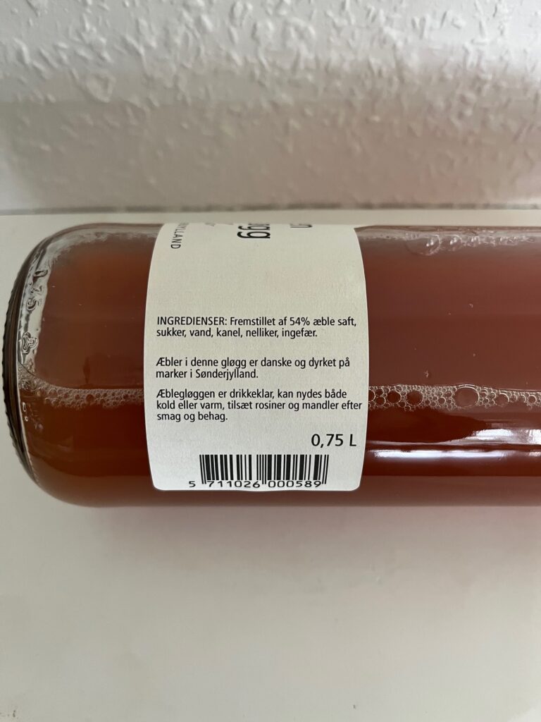 Gylden Æblegløgg 0,75L – Kroghs Grønt