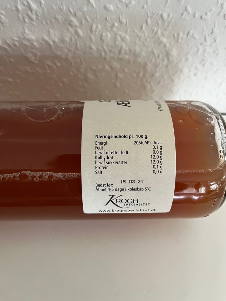 Gylden Æblegløgg 0,75L – Kroghs Grønt